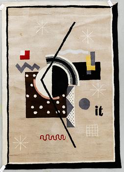 MATTA, "Jazz". Tuftad, signerad it (tillverkad efter Ingegerd Torhamns design). Ca 247x172 cm.