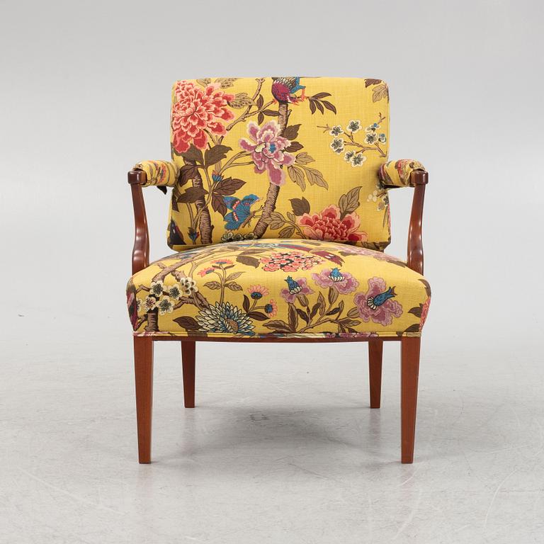 Josef Frank, a model 969 armchair, Firma Svenskt Tenn, Sweden.