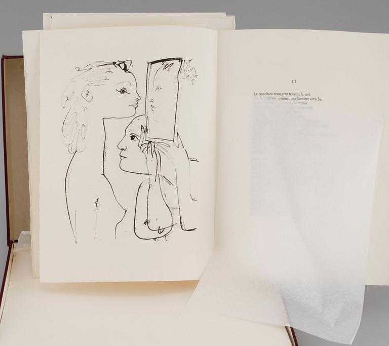 PABLO PICASSO, after, "Le Soleil Ebloui", Geneviève Laporte, Plon, Paris, 1974.