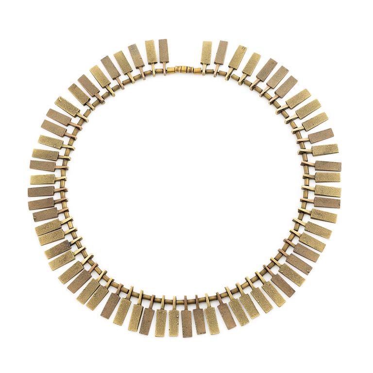 Inga-Britt "Ibe" Dahlquist, a necklace "Nefertiti", bronze.