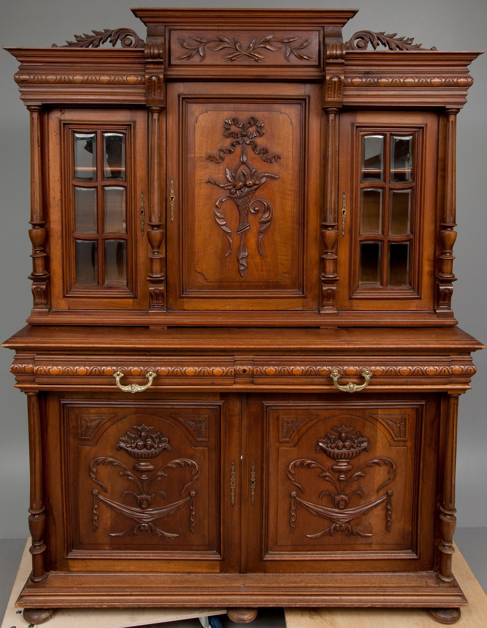 SKÅP, barockstil, sannolikt Tyskland 1900-tal.