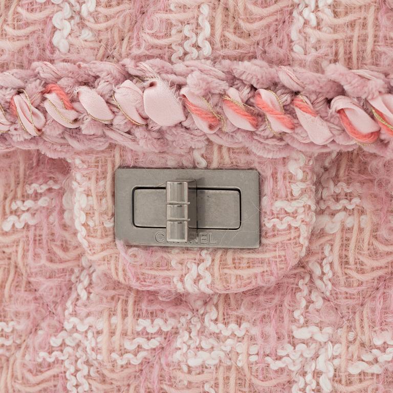 Chanel, a pink 'Mini Tweed Flap Bag', 2018.