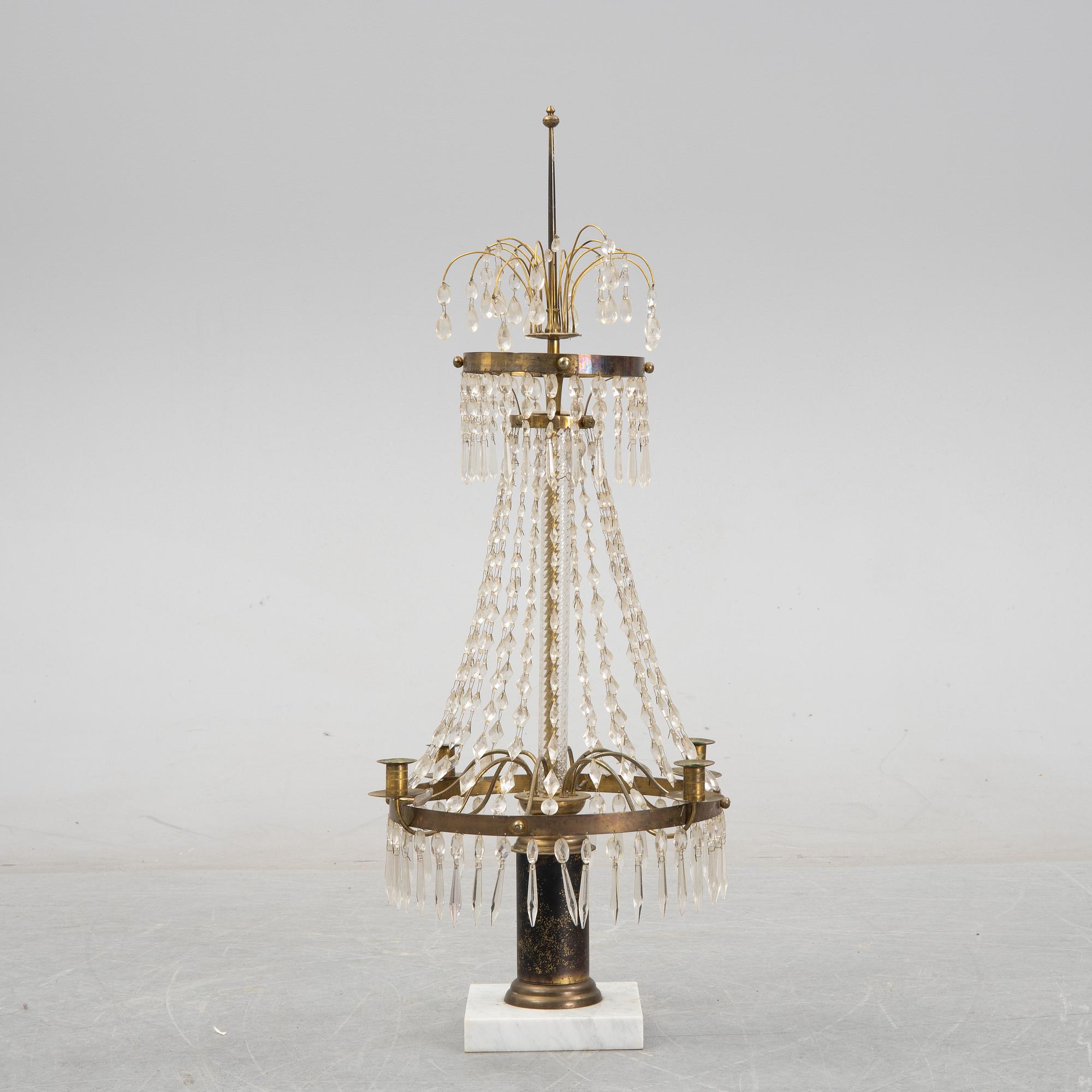 Bordslyster, sengustaviansk stil, 1900-tal.