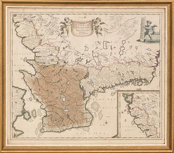 KARTA SKÅNE. DE WIT, Frederik.