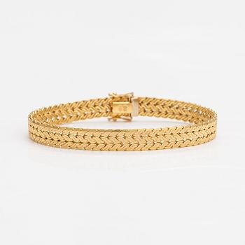 Armband, 18K guld. Unoaerre, Italien.