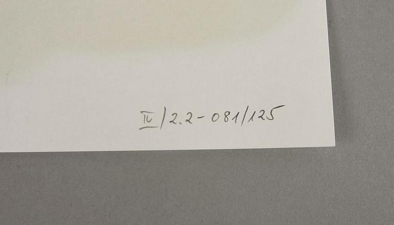 JOSEPH BEUYS. Avtryck, 5 st, sign o numr 81/125.