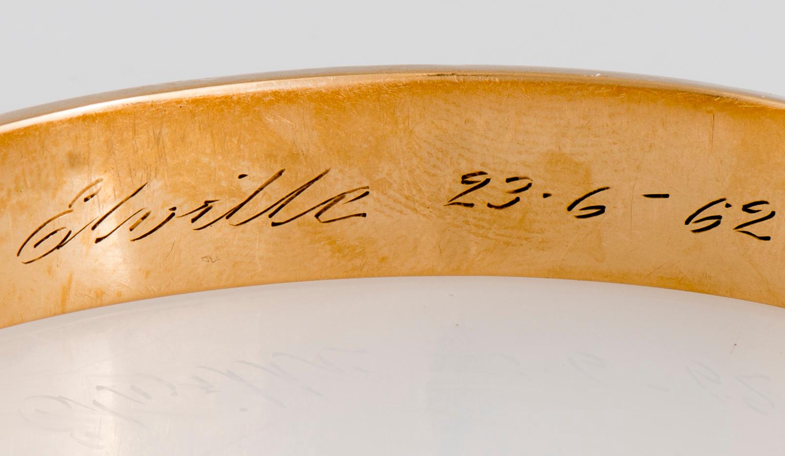 ARMRING, Veso-Ranne Ab, Åbo 1958, 14K guld.