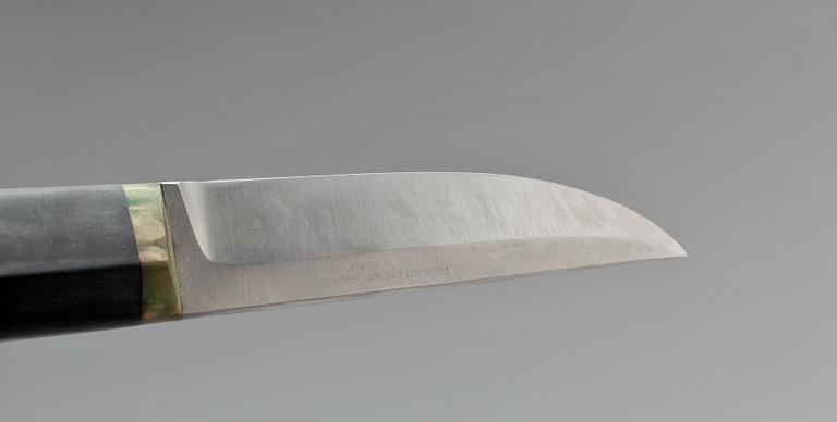 PUUKKO-KNIVAR, två st, Tapio Wirkkala, Hackman, Finland. Formgiven 1961.