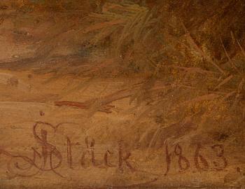 Joseph Magnus Stäck, "Kloster vid Terracina".