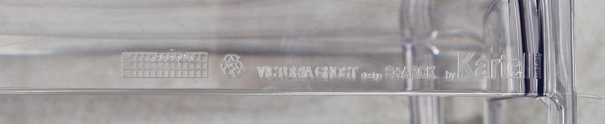 STOLAR, ett par, "Victoria Ghost", Philippe Starck, Kartell.