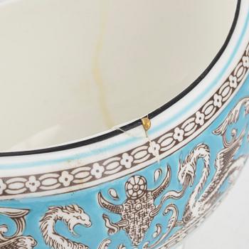 Matservis, 57 delar, benporslin, "Florentine Turquoise", Wedgewood, England, 1900-talets senare hälft.