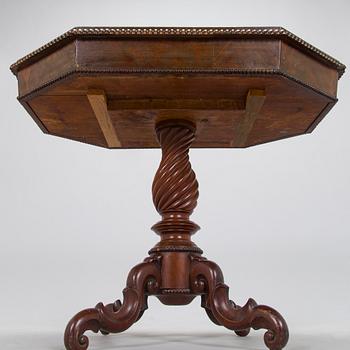 Display table, late 19th century.
