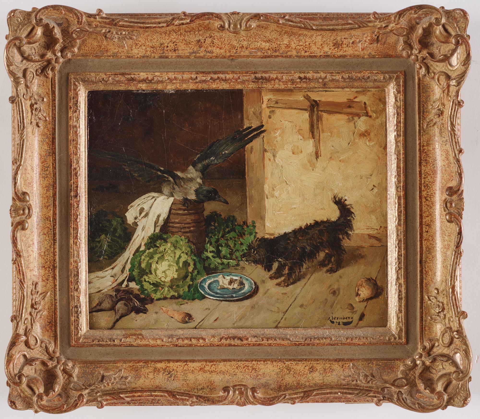August Jernberg, Still Life with Animals.