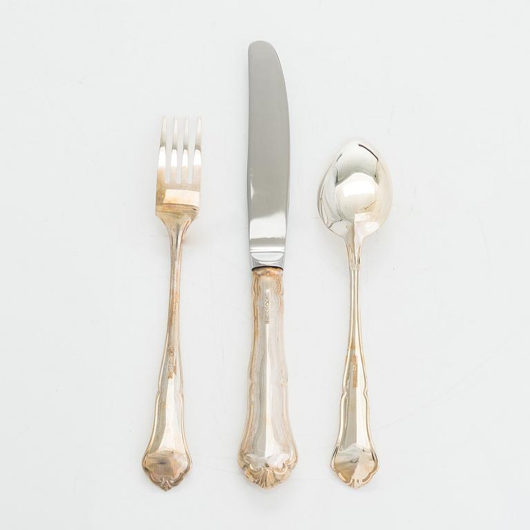 Bestickuppsättning, 18 delar, "Chippendale", Finland 1994.