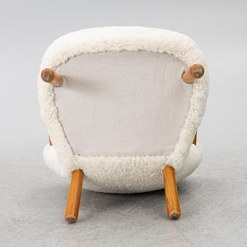 Scandinavian Modern, fåtölj, "Clam chair", 1940-50-tal.