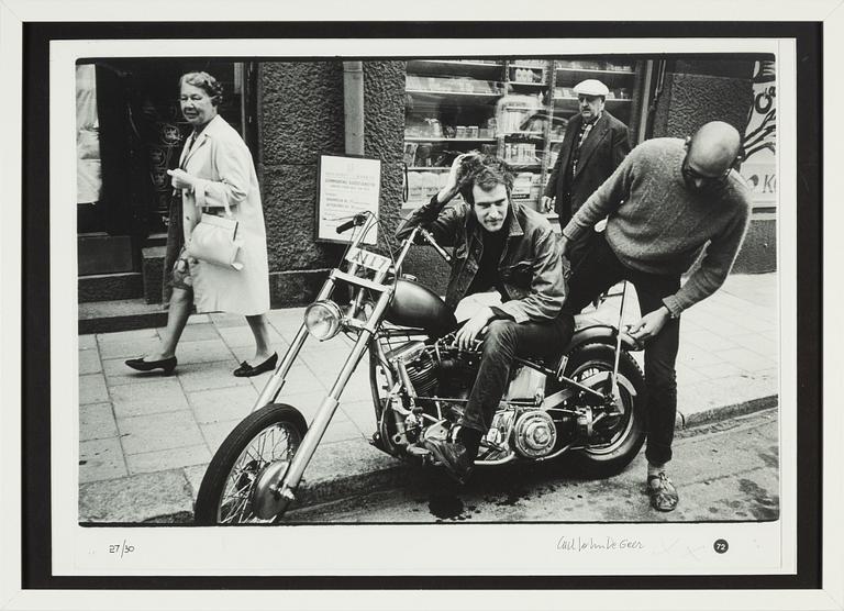 Carl Johan De Geer, photo, signed 27/30.