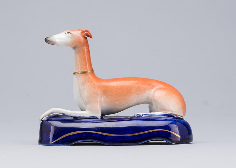 FIGURIN, flintgods, Staffordshire, 1800-tal.