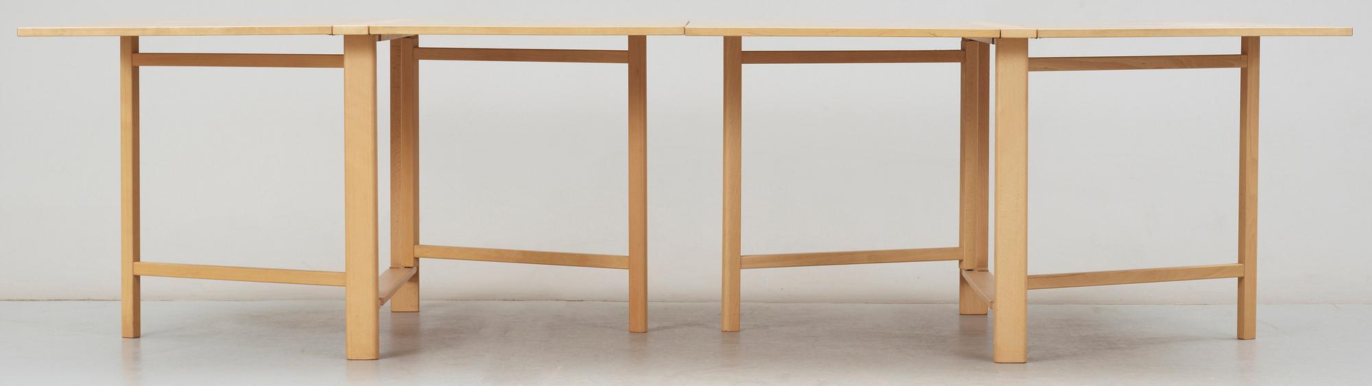 SLAGBORD, "Maria Flap", design Bruno Mathson för Dux, brännmärkt.