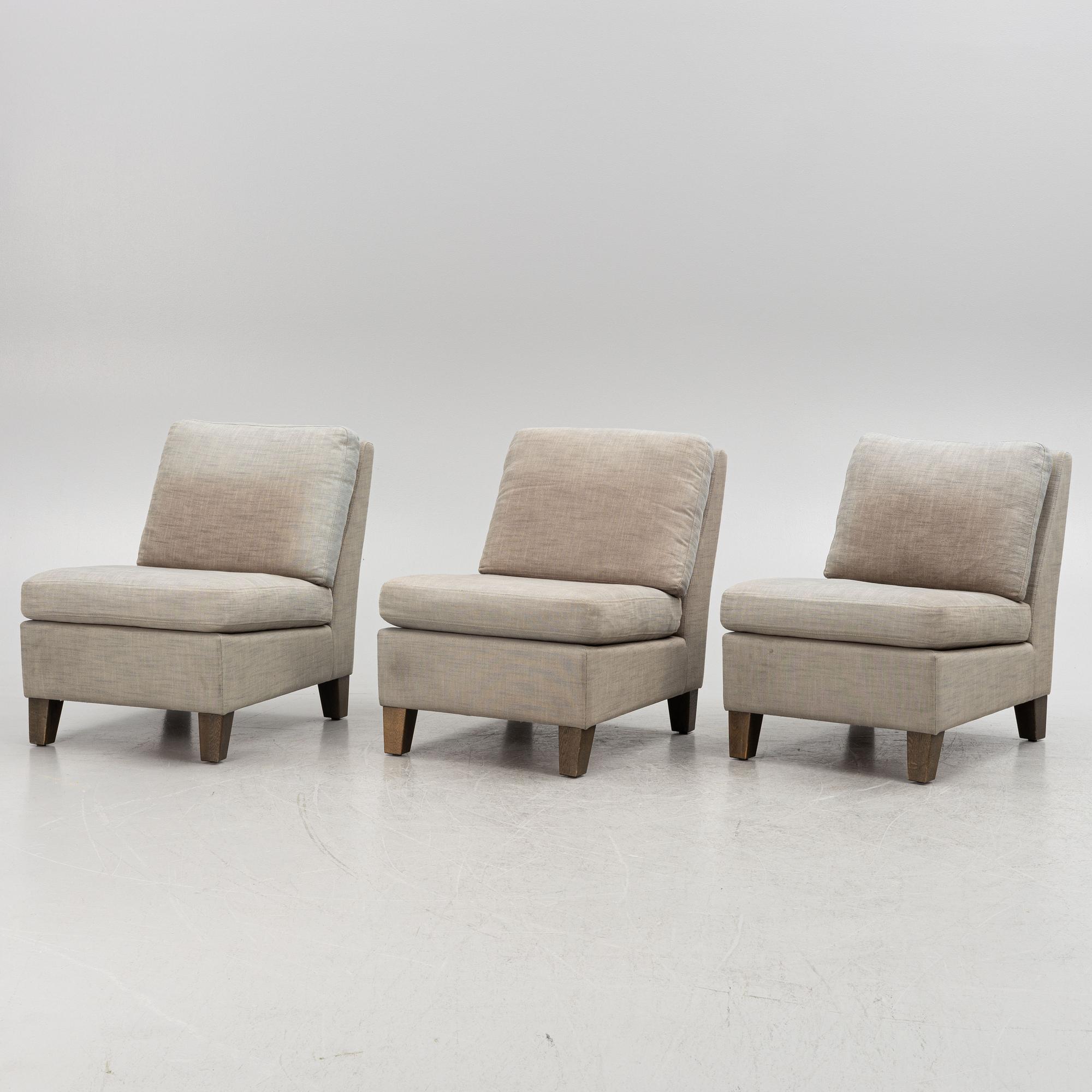 Helene Hennie, armchairs, 3 pcs, "Scott", Slettvoll.