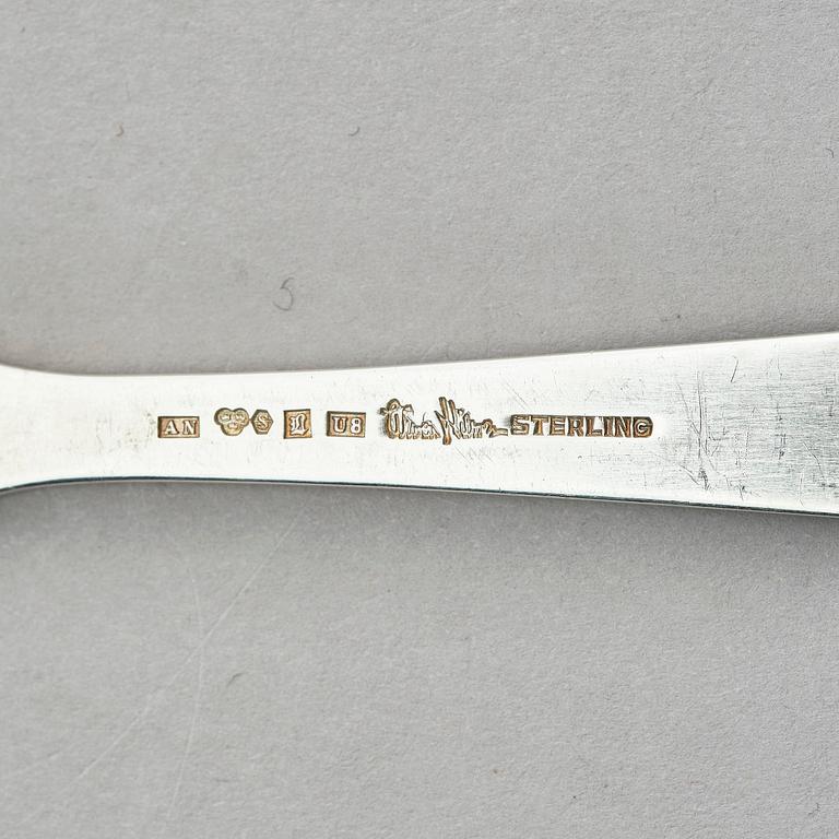Wiwen Nilsson, a sterling silver cutlery-set of 61 pieces, Lund, Sweden 1946.