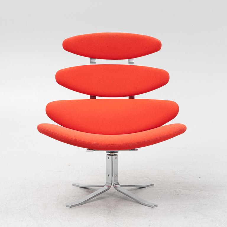 Poul Volther, fåtölj, "Corona EJ 5", Erik Jørgensen, Danmark.