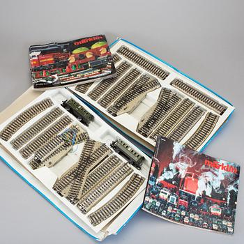 TÅGSET 2 stycken samt RÄLS, Märklin, Tyskland.