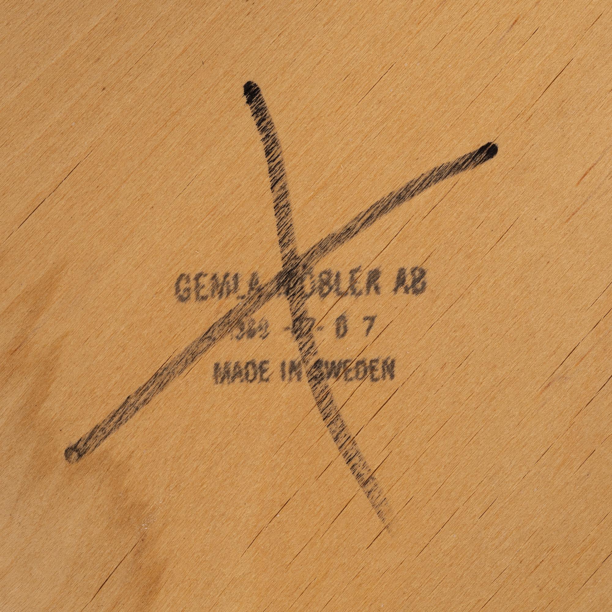 Åke Axelsson, four 'Bohem' chairs, Gemla, Sweden, 1989.