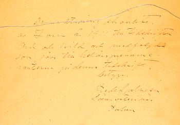 Anders Zorn, etsning, 1907, från den osignerade upplagan ur "Ord och Bild", 1910.