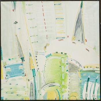 PATRICK CHAPPERT-GAUJAL, olja på duk, signerad och daterad -87.