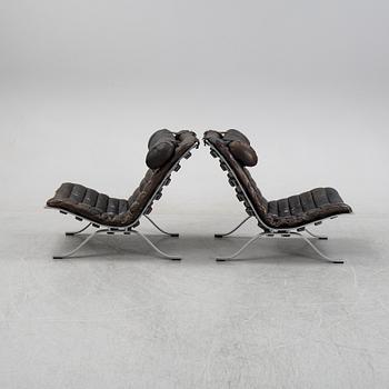 A pair of 'Ari' armchairs designed by Arne Norell, Norells Möbler, model designed in 1966.
