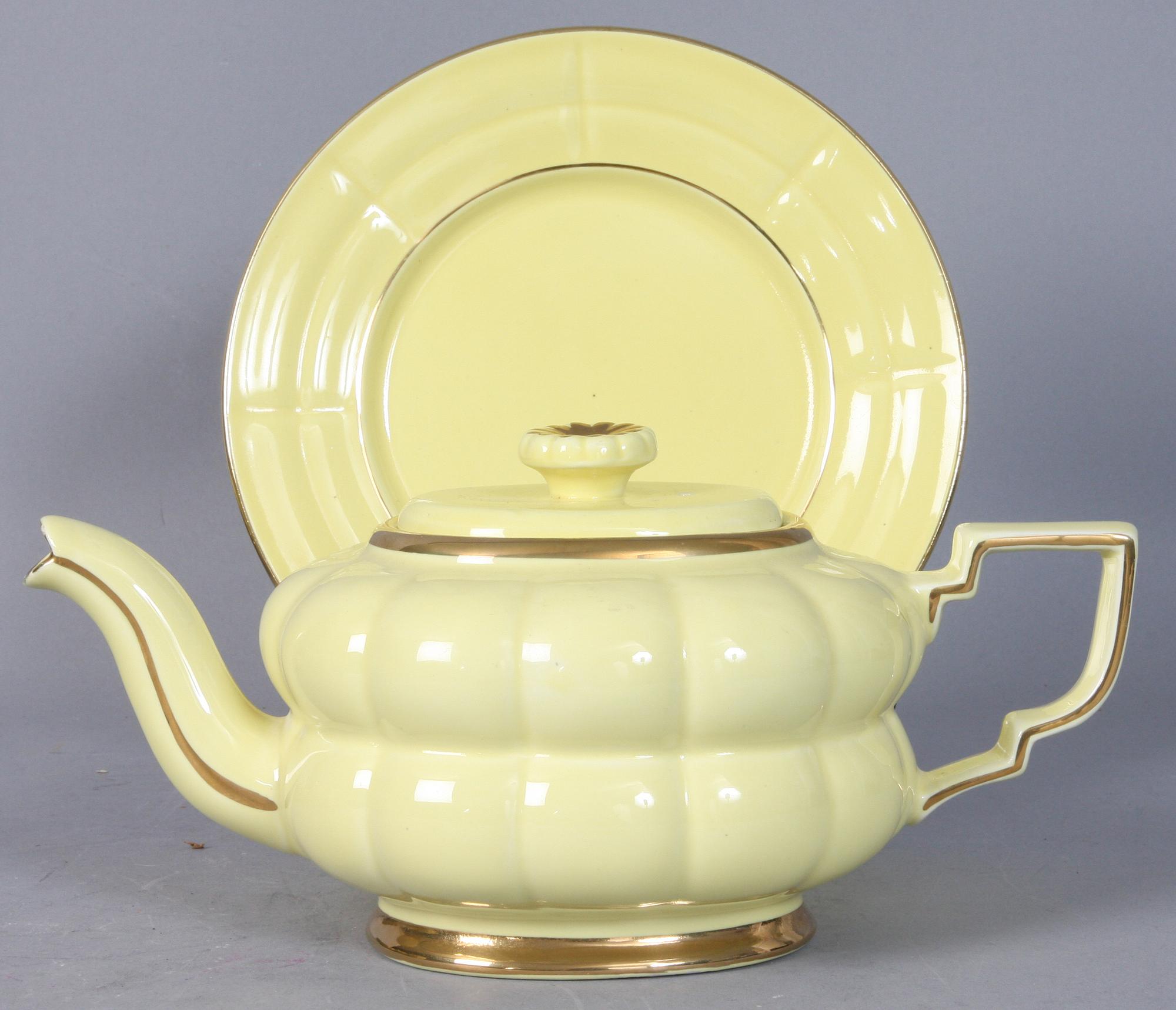 TESERVISDELAR, 13 delar, "Grand", Arthur Percy, Gefle, modellen formgiven 1930.