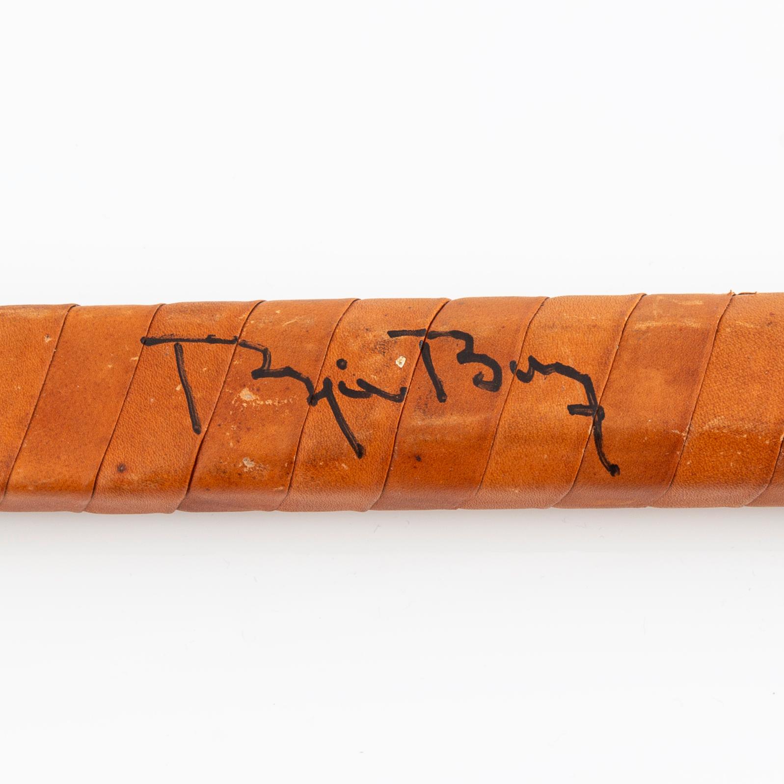 Tennis racket, Fila. Signed by Björn Borg. Specially customized FILA prototype racket in wood, 1977/78.