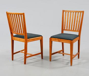 STOLAR, 6 st, sengustaviansk stil, 1900-talets fjärde kvartal.