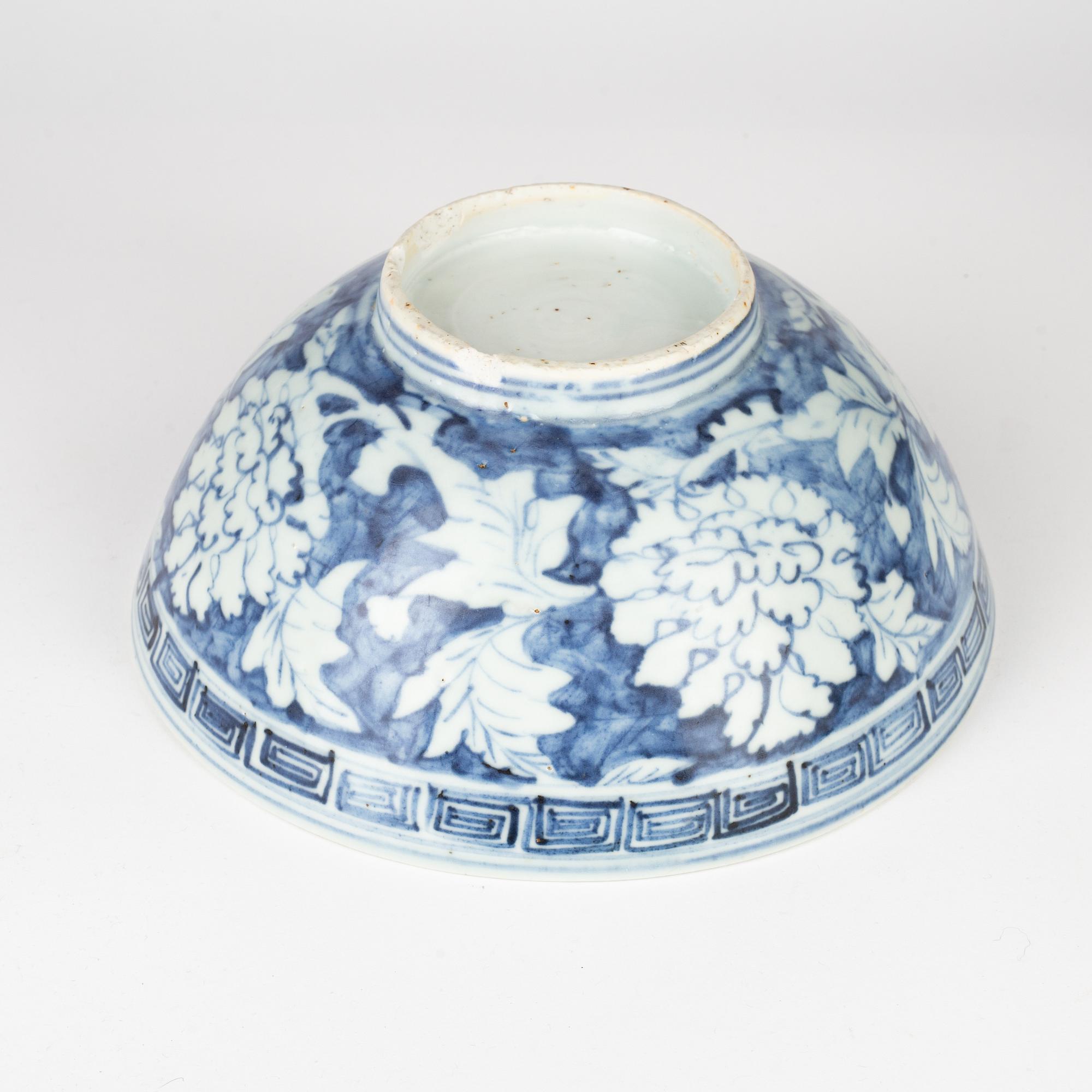 Skål, porslin. Sydostasien, 1500/1600-tal.