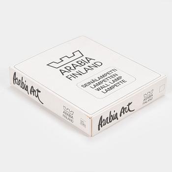 Heljä Liukko-Sundström, a ceramic wall scone, signed Heljä Liukko-Sundström Arabia.