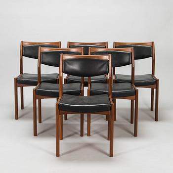 Olof Ottelin, A set of six chairs for Oy Stockmann Ab, Keravan Puusepäntehdas, Finland.