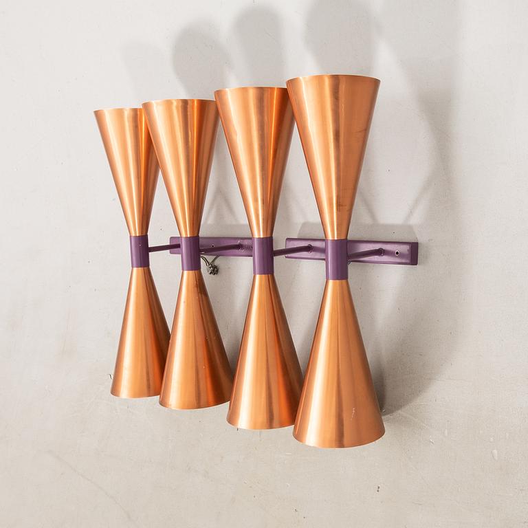 Hans-Agne Jakobsson, wall lamps a pair model S 2021 Markaryd 1960s.