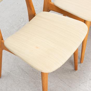 Four 1950s-60s chairs.
