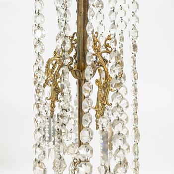 A chandelier, late 19th Century.