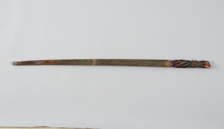 A Swedish "Aln" measurement, dated AMS 1699.