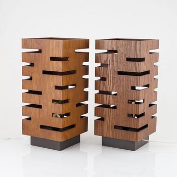 A pair of table lamps, second half of the 20th Century.