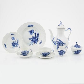 A xx-piece porcelain service, 'Blur flower', Royal Copenhagen, Denmark.