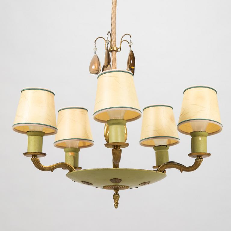 Paavo Tynell, a 1930/1940's '1374' chandelier for Taito.