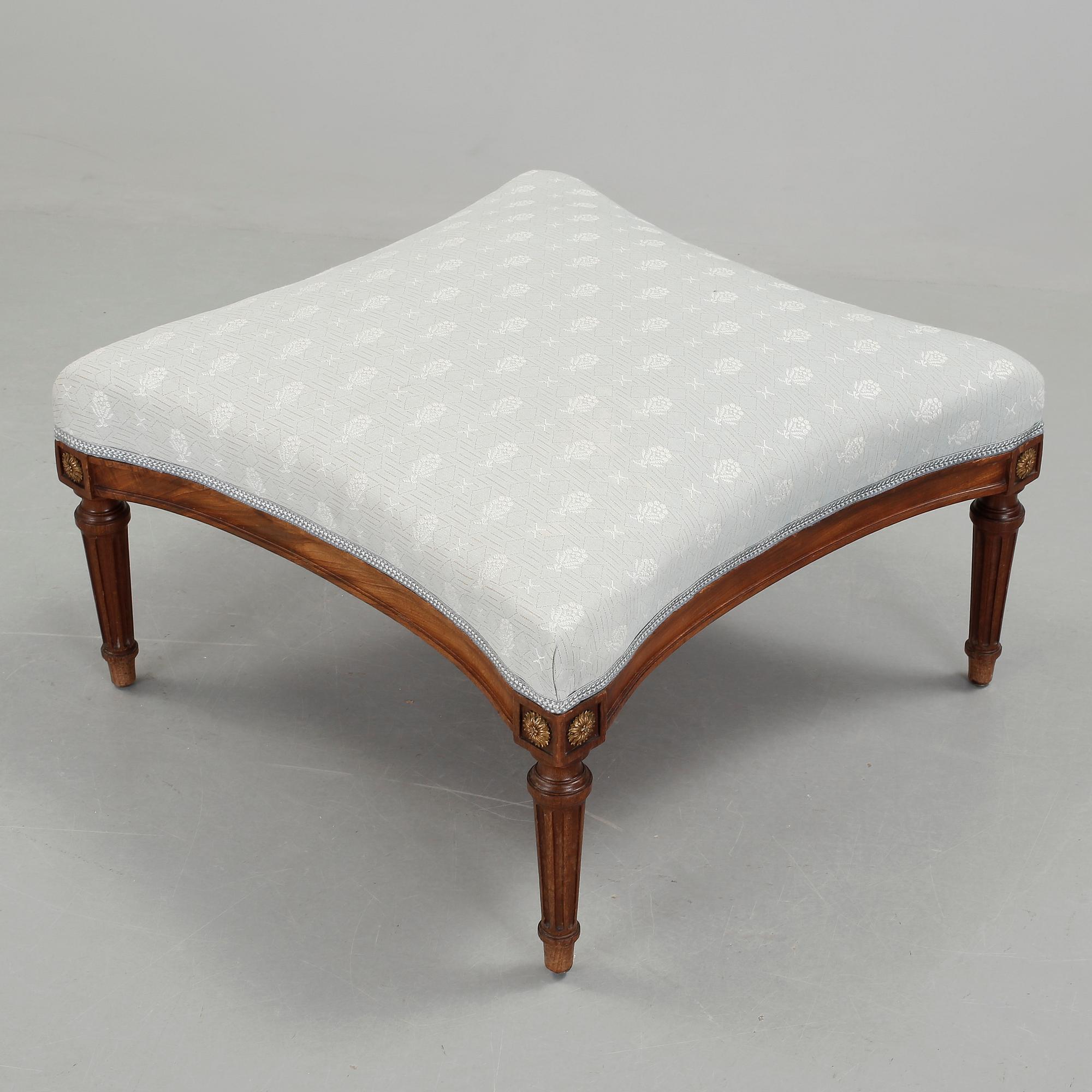 TABURETT, gustaviansk stil, 1900-talets mitt.