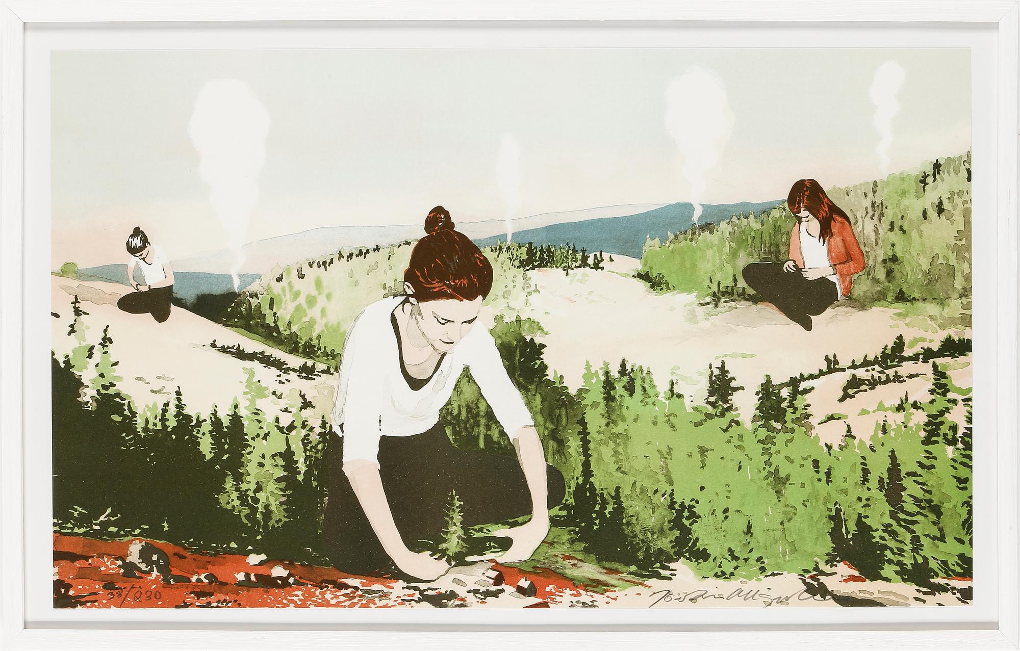 JOAKIM ALLGULANDER, färglitografi, signerad och numrerad 38/230.