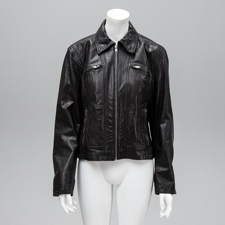 Polo Ralph Lauren, a buffalo leather jacket, size 14.