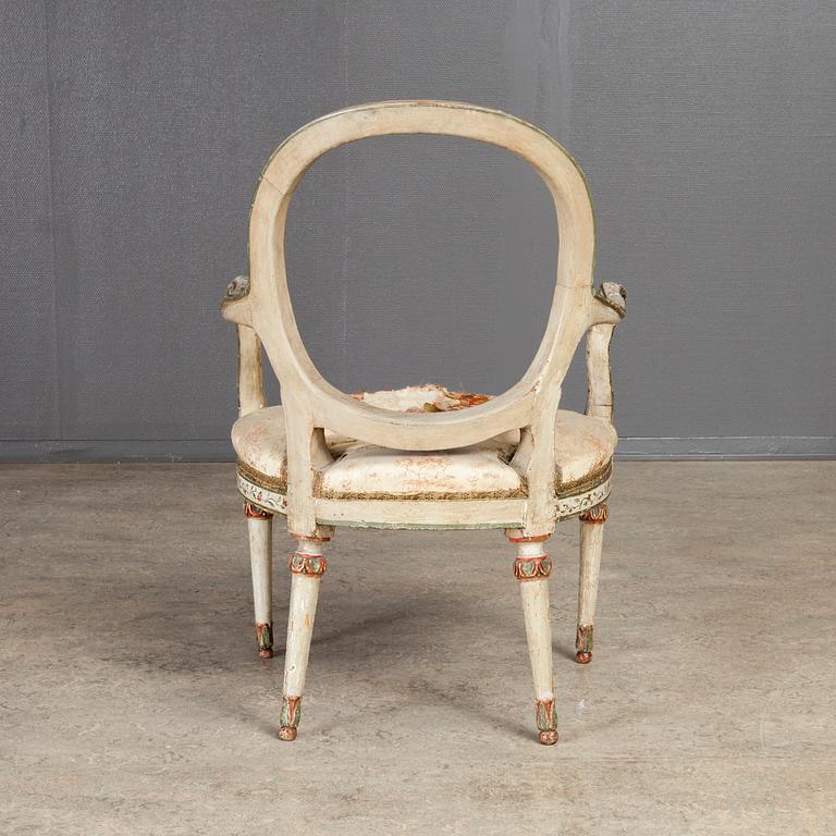 STOL, Italien 1700-tal, nyklasisitisk stil.