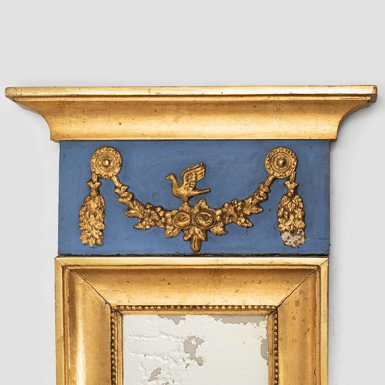 A Late Gustavian Mirror, first half of the 19th century.