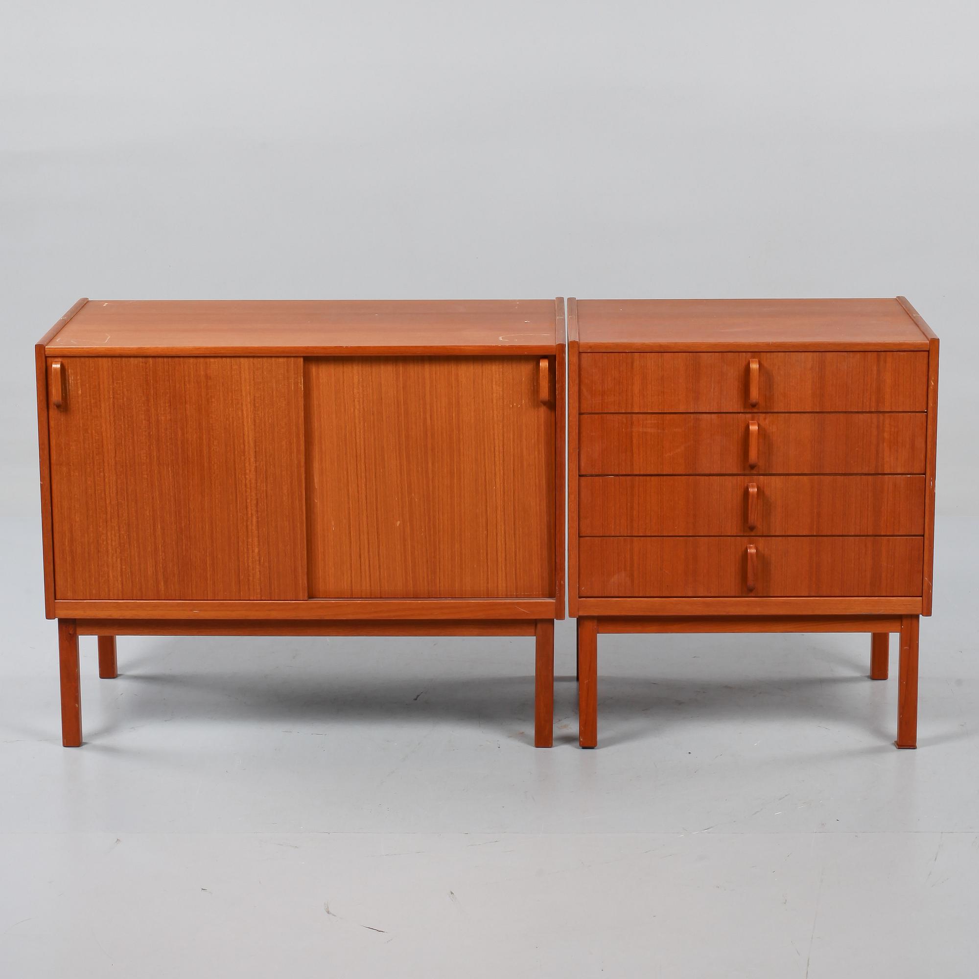 SIDEBOARD samt HURTS, Bertil Fridhagen, Bodafors, 1950/60-tal.