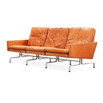 111. POUL KJAERHOLM, soffa "PK-31-3", E Kold Christensen, Danmark 1960-tal.